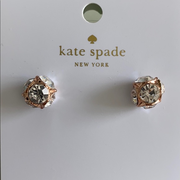 Kate spade stud earrings rose gold - Picture 2 of 3